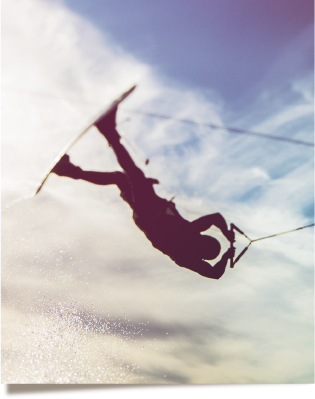 Wake na jeziorze malta